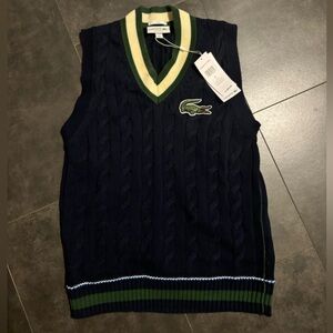 NWT Unisex Lacoste Sweater Vest